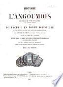 Histoire de l'Angoumois