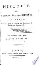 Histoire de l'Assemblée constituante de France