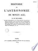 Histoire de l'astronomie du Moyen Age