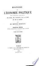 Histoire de l'économie politique des anciens peuples de l'Inde, de l'Égypte, de la Judée et de la Grèce