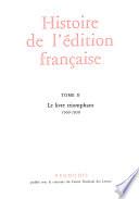 Histoire de l'édition française