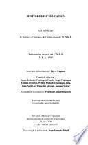 Histoire de l'éducation