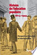 Histoire de l'éducation populaire, 1815-1945