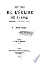 Histoire de l'église de France pendant la révolution