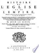 Histoire De L'Eglise Et De L'Empire