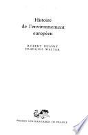 Histoire de l'environnement européen