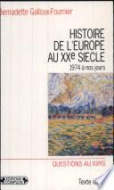 Histoire de l'Europe au XXe siècle