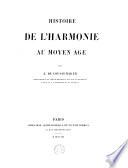 Histoire de l'harmonie au moyen âge