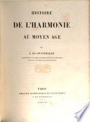 Histoire de l'harmonie au moyen âge