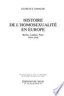 Histoire de l'homosexualité en Europe