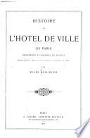 Histoire de l'Hôtel de ville de Paris