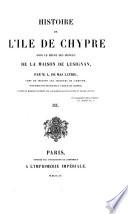 Histoire de l'île de Chypre sous le règne des princes de la maison de Lusignan