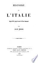 Histoire de l'Italie depuis 1815