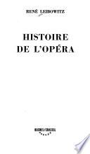 Histoire de l'opéra