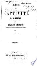 Histoire de la captivité de Ste-Hélène