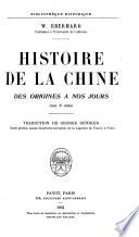 Histoire de la Chine
