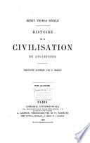 Histoire de la civilisation en Angleterre