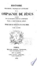 Histoire de la Compagnie de Jésus