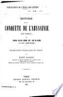 Histoire de la conquête de l'Abyssinie (XVIe sièle): Traduction francaise et notes