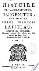 Histoire de la Constitution Unigenitus