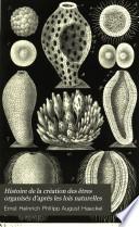 Histoire de la création des êtres organisés d'après les lois naturelles