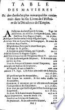 Histoire de la décadence de l'Empire après Charlemagne et des defférends des empereurs avec les papes au sujet des investitures, et de l'indépendance