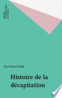 Histoire de la décapitation