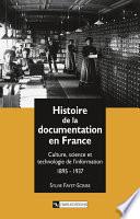 Histoire de la documentation en France