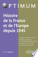 Histoire de la France et de l'Europe depuis 1945