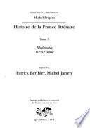 Histoire de la France littéraire