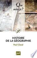 Histoire de la géographie