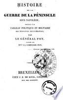 Histoire de la guerre de la Péninsule sous Napoléon
