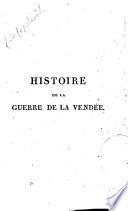 Histoire de la guerre de la Vendée