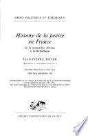 Histoire de la justice en France