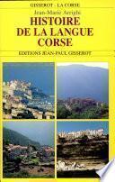 Histoire de la langue corse