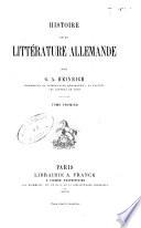 Histoire de la litt B erature allemande