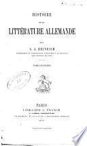 Histoire de la litt B erature allemande