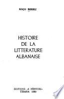 Histoire de la littérature albanaise