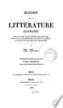 Histoire de la littérature allemande