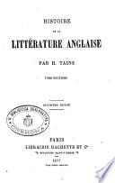 Histoire de la littérature anglaise