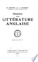 Histoire de la littérature anglaise