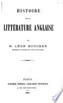 Histoire de la littérature anglaise