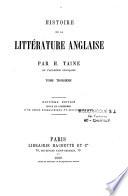 Histoire de la littérature anglaise