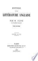 Histoire de la littérature anglaise