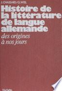 Histoire de la littérature de langue allemande