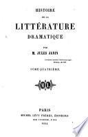 Histoire de la littérature dramatique