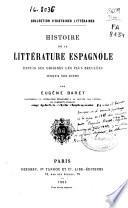 Histoire de la littérature espagnole