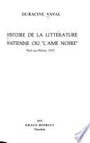 Histoire de la littérature haïtienne