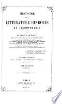 Histoire de la littérature hindoui et hindoustanie
