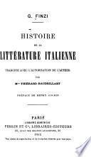 Histoire de la littérature italienne